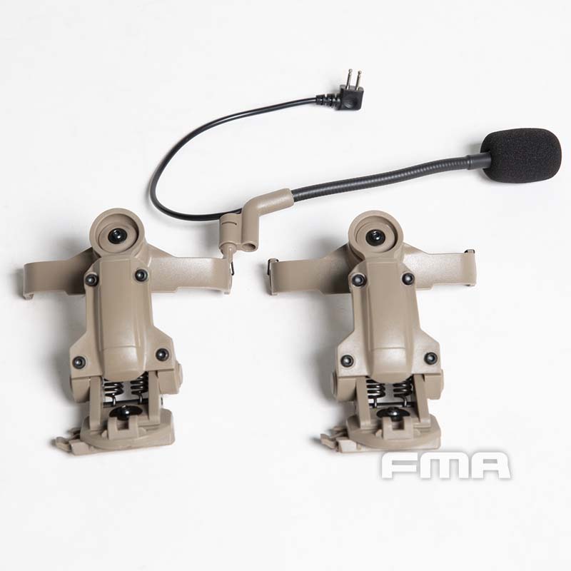 Outdoor toys parts FMA COM-AMP Helmet Rail Mount KIit For Comtac