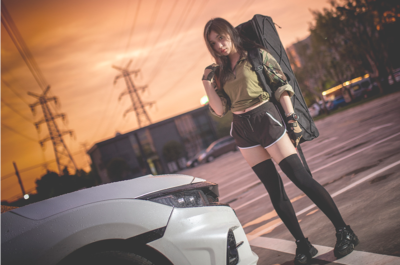 검은 배 움직이는 성 76cm 모델 A (BK)