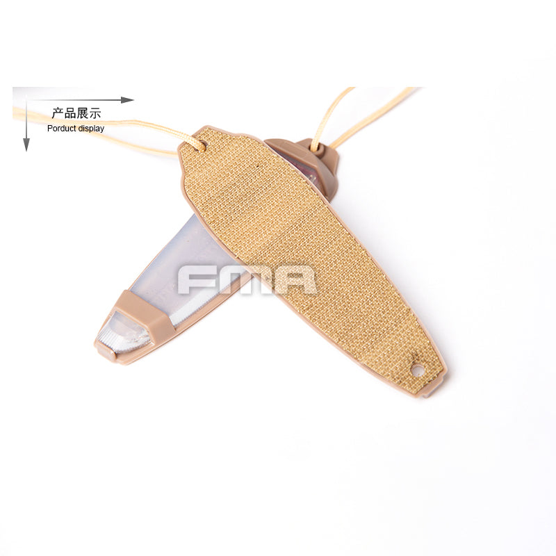 FMA タクティカルセーフティライト(レッド)(本体:BK / DE)