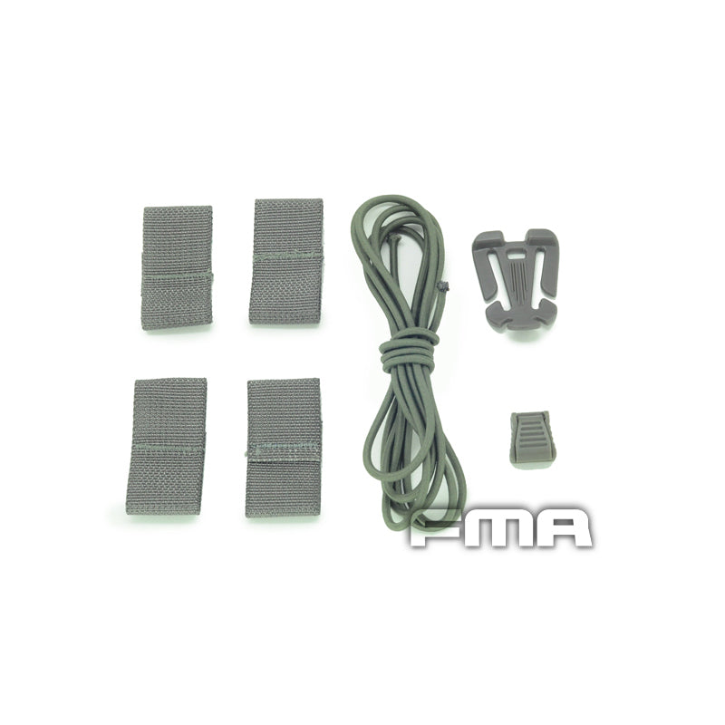 고무 슈트로 개조된 FMA 헬멧(FG)