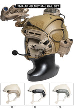 Cargar imagen en el visor de la galería, FMA AF Helmet M-L Rail Set TB1446(BK/DE/FG)

