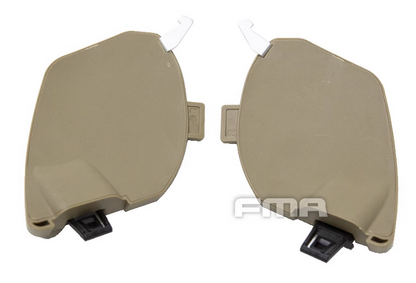 Outdoor toys parts FMA EX Ballistic Helmet Ear Cover TB1430(BK/DE/FG)