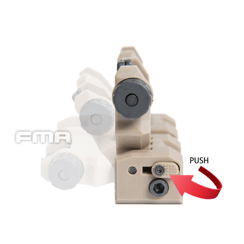 Outdoor toys parts FMA Biochemical markers Sights Set TB995( BK/DE)
