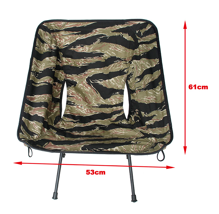 Cork Gear FOLDING CAMPING CHAIR Model A ( Green Tigerstripe )