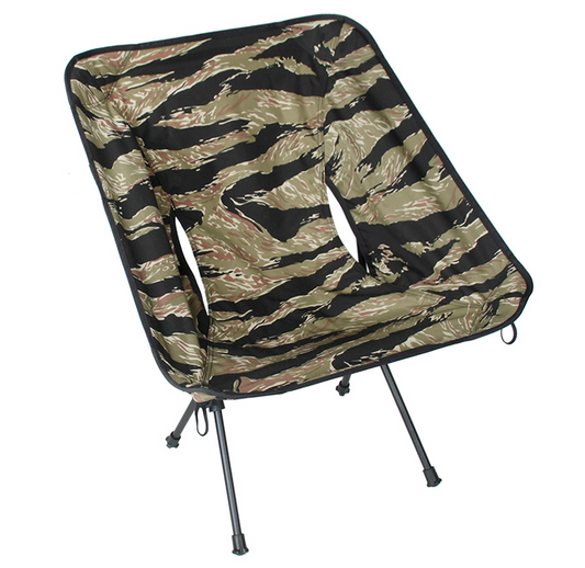 Cork Gear FOLDING CAMPING CHAIR Model A ( Green Tigerstripe )