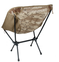 Load image into Gallery viewer, Cork Gear FOLDING CAMPING CHAIR Model A ( Sand Tigerstripe )
