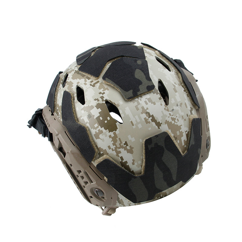 TMC Helmet Patch Cover SF style ( Mulitcam Black ) – GameofTactical
