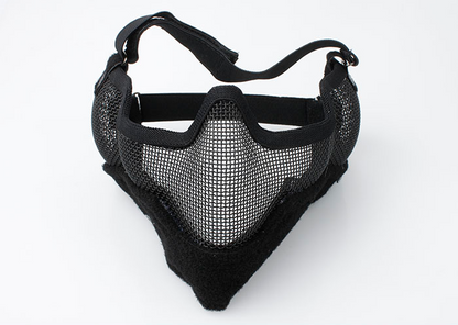 TMC V2 Strike Metal Mesh Half Face Mask ( Neg BK )