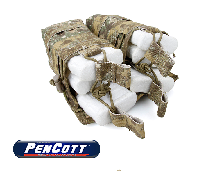 TMC Dou Open Top Magazine Pouch (PenCott BadLands)