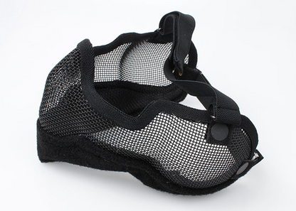 TMC V2 Strike Metal Mesh Half Face Mask ( Neg BK )