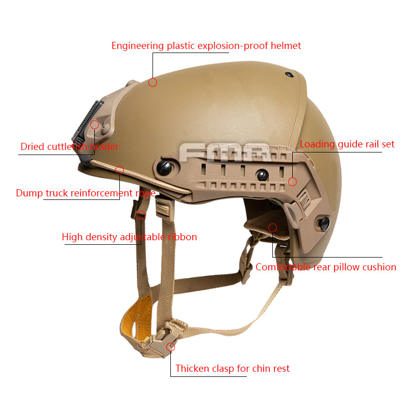 FMA CP Helmet for Tactical Airsoft Gaming ( DE )