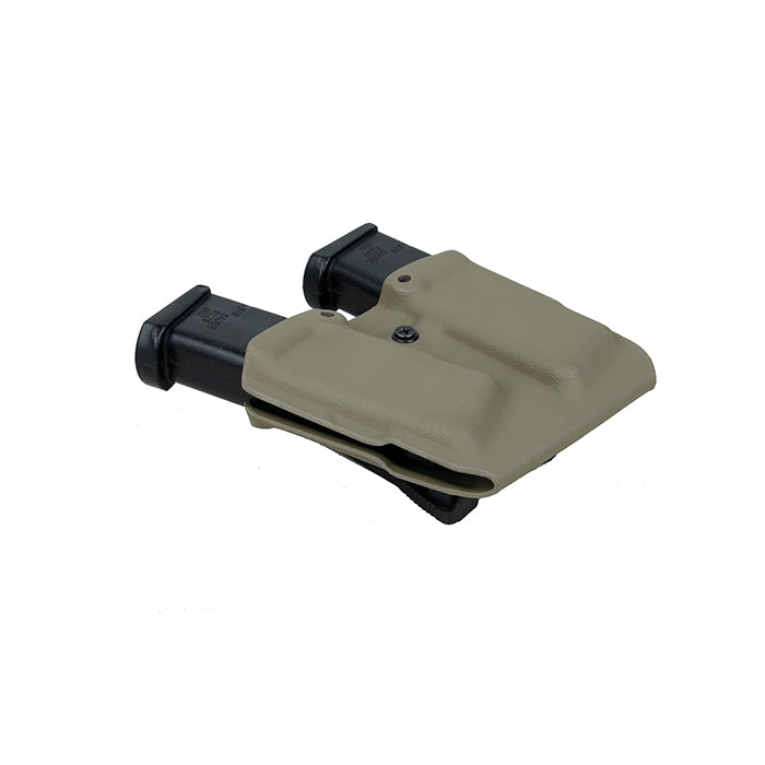 W&T 0305 Kydex double Mag Pouch G17 ( Khaki )