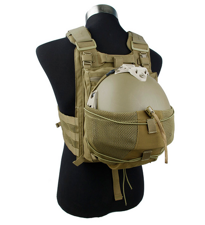 TMC Helmet Back Panel for 420 PC ( Khaki )