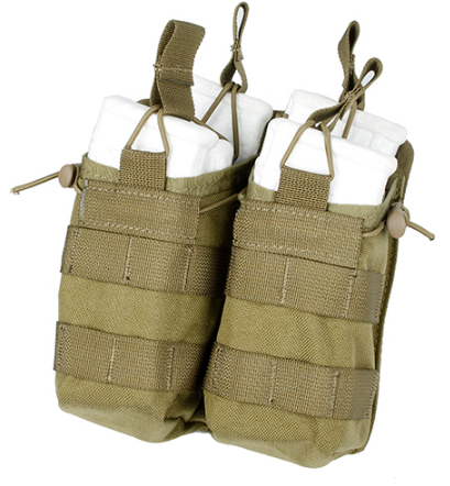 TMC Open Top Magazine Pouch Double ( Khaki )