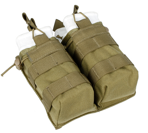 TMC Open Top Magazine Pouch Double ( Khaki )