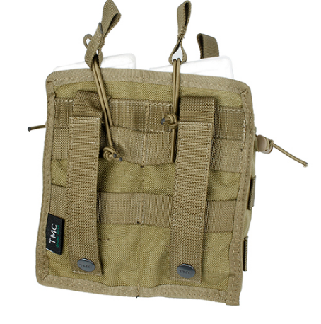 TMC Open Top Magazine Pouch Double ( Khaki )