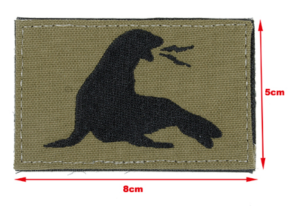 WATERFULL PATCH ( SEAL KHAKI/Black )