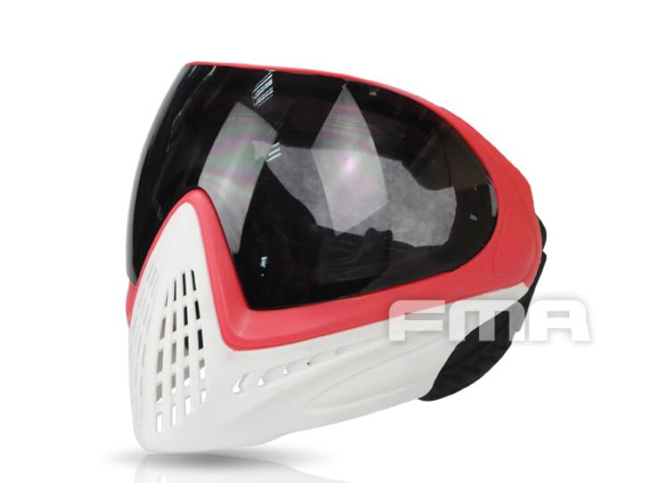 FMA 2015 F1 Paintball Airsoft Bike Safety Anti-Fog Goggle/Full Face Double Layers Mask