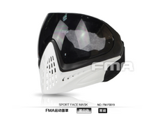 Load image into Gallery viewer, FMA 2015 F1 Paintball Airsoft Bike Safety Anti-Fog Goggle/Full Face Double Layers Mask
