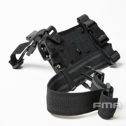 FMA Drop Leg Mag Carrier BK for Tactical Airsoft Hunting Game ( BK )