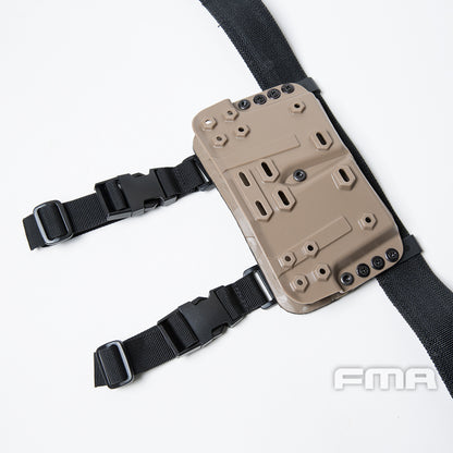 FMA Drop Leg Mag Carrier BK for Tactical Airsoft Hunting Game ( DE )