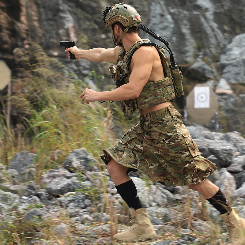 Tactical Duty Kilt ( MultiCam / Green Tigerstripe )