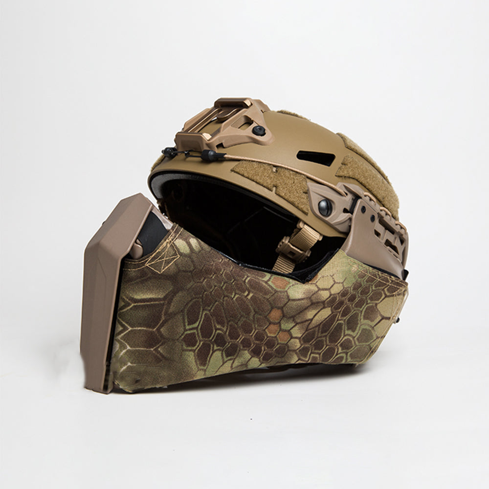 fast mt helmet mandible TMC For OC Highcut (Wolf Grey) Mandible Guard | Face Protection