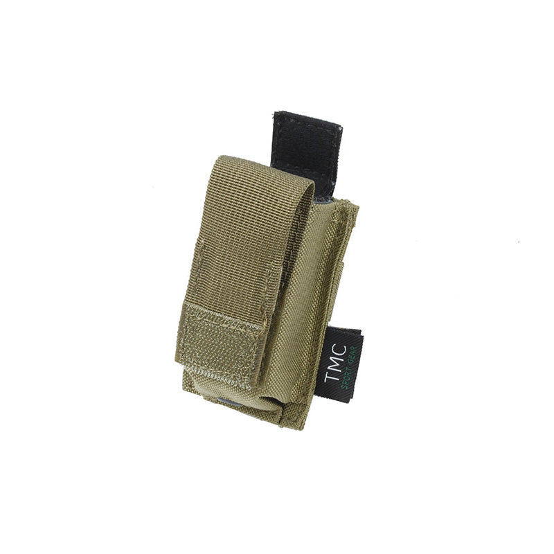 TMC Cordura MOLLE Single Pistol Mag Pouch ( tan )