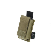 Load image into Gallery viewer, TMC Cordura MOLLE Single Pistol Mag Pouch ( tan )
