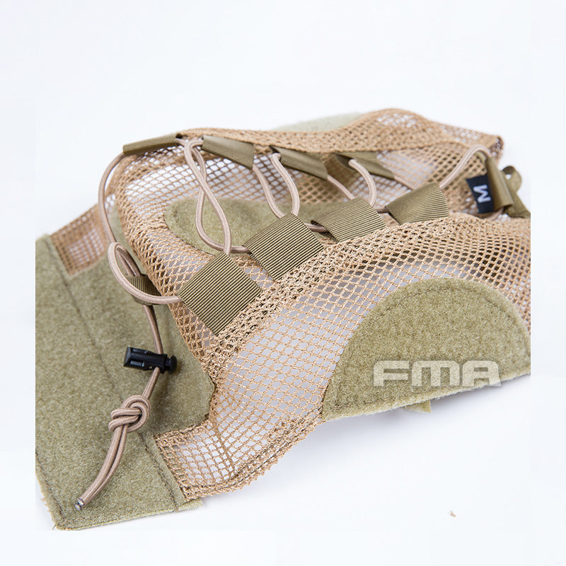 FMA Ballistic Helmet 4 Velcro tabs Covers ( DE )