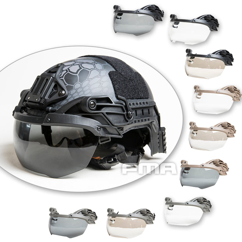 FMA Goggle for FAST BJ PJ Helmet with Transparent Lenses