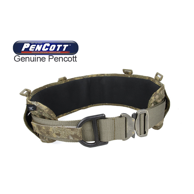 TMC Laser-Cut PALS Padded Belt Rigger Belt (PenCott BadLands)