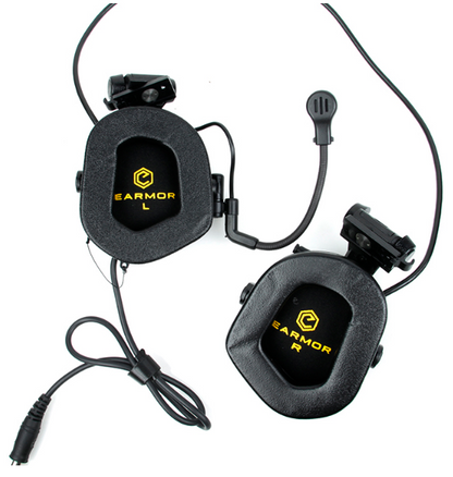 M32X-Mark3 MilPro Electronic Communication Hearing Protector（BK）