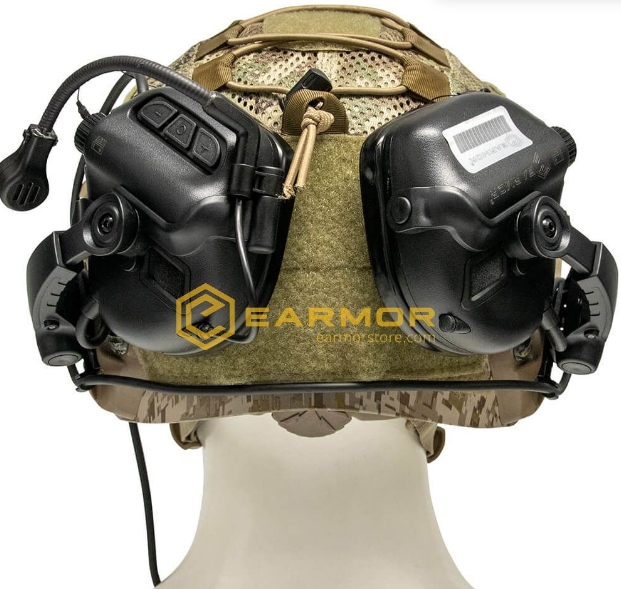 M32X-Mark3 MilPro Electronic Communication Hearing Protector（BK）