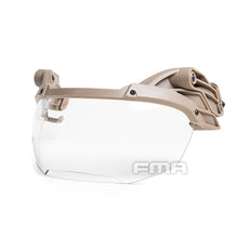 画像をギャラリービューアに読み込む, FMA Goggle for FAST BJ PJ Helmet with Transparent Lenses
