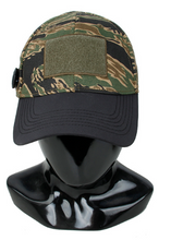 Load image into Gallery viewer, The Black Ships X Oneway Dry Adj Cap ( Black &amp; Tiger Stripe )
