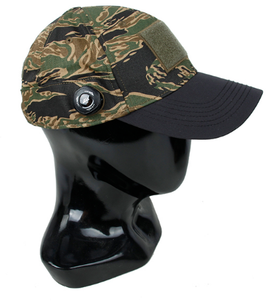 The Black Ships X Oneway Dry Adj Cap ( Black & Tiger Stripe )