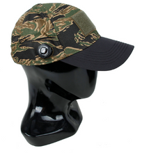 Load image into Gallery viewer, The Black Ships X Oneway Dry Adj Cap ( Black &amp; Tiger Stripe )
