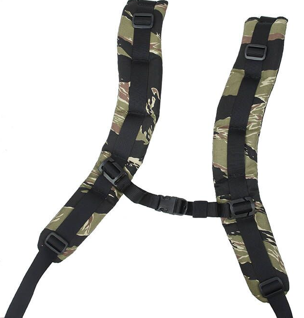 The Black Ships Shoulder Strap for E2L Rifle Bag ( Green Tigerstripe )