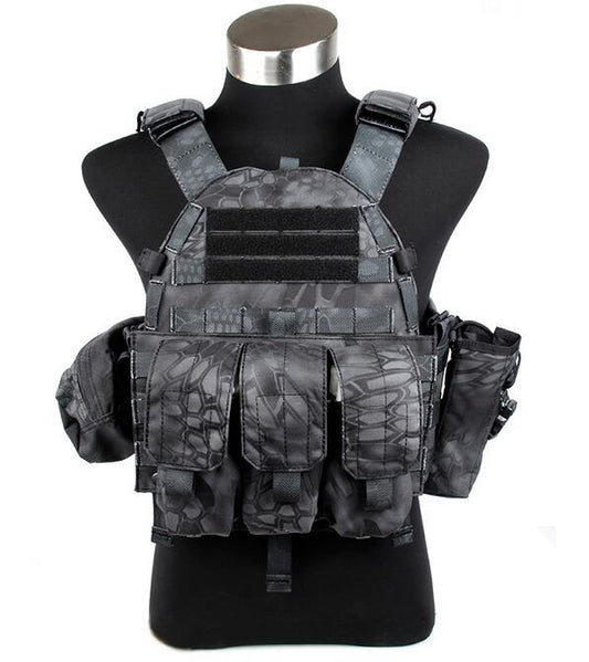 TMC 6094 style Plate Carrier w 3 pouches ( TYP )