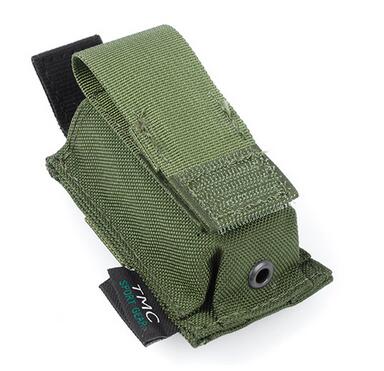 TMC Cordura MOLLE Single Pistol Mag Pouch ( OD )