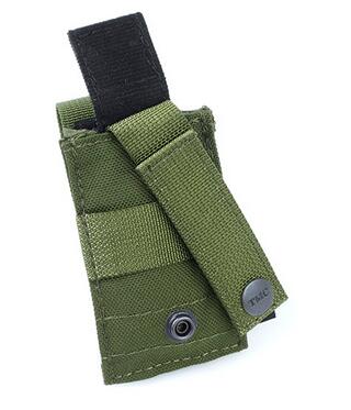 TMC Cordura MOLLE Single Pistol Mag Pouch ( OD )