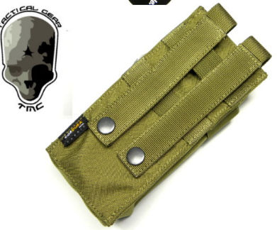 TMC Cordura MOLLE Radio Pouch ( Khaki )