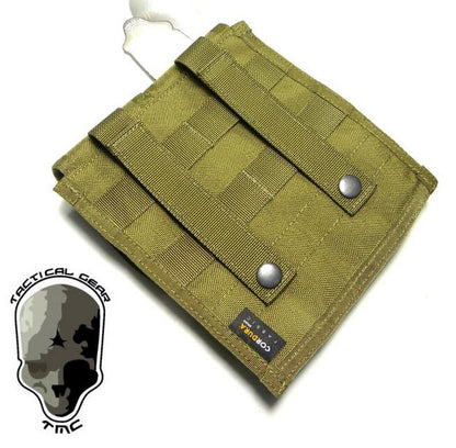 TMC MOLLE MSA PARA M4 Dou Pouch ( Khaki )