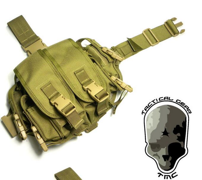 TMC Double Drop Leg Magazine Carrier ( Khaki )