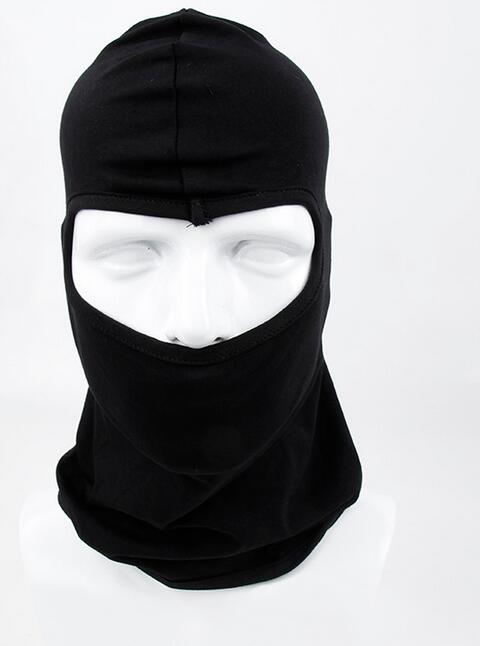 TMC Cotton Balaclava Single Hole ( Black )