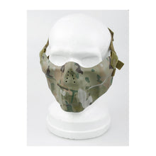 Cargar imagen en el visor de la galería, TMC Nylon Half Face Mask ( Multicam )
