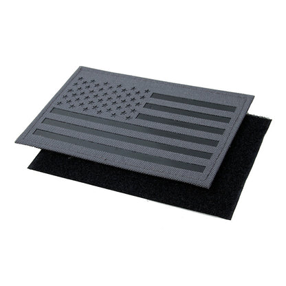 TMC Large US Flag Infrared Patch ( Wolf Grey )