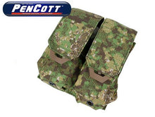 Load image into Gallery viewer, TMC QUOP Double M4 Mag Pouch ( PenCott GreenZone )
