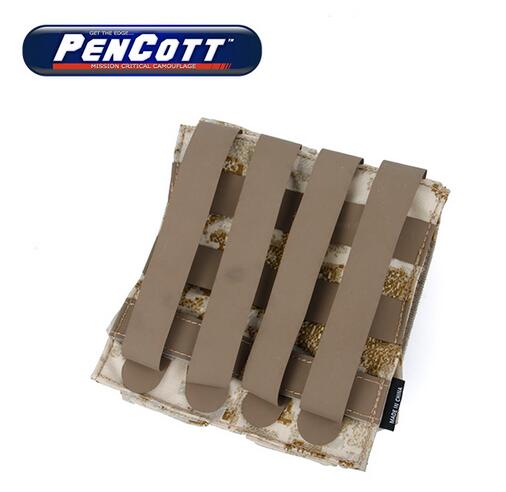 TMC QUOP Double M4 Mag Pouch ( PenCott SandStorm )